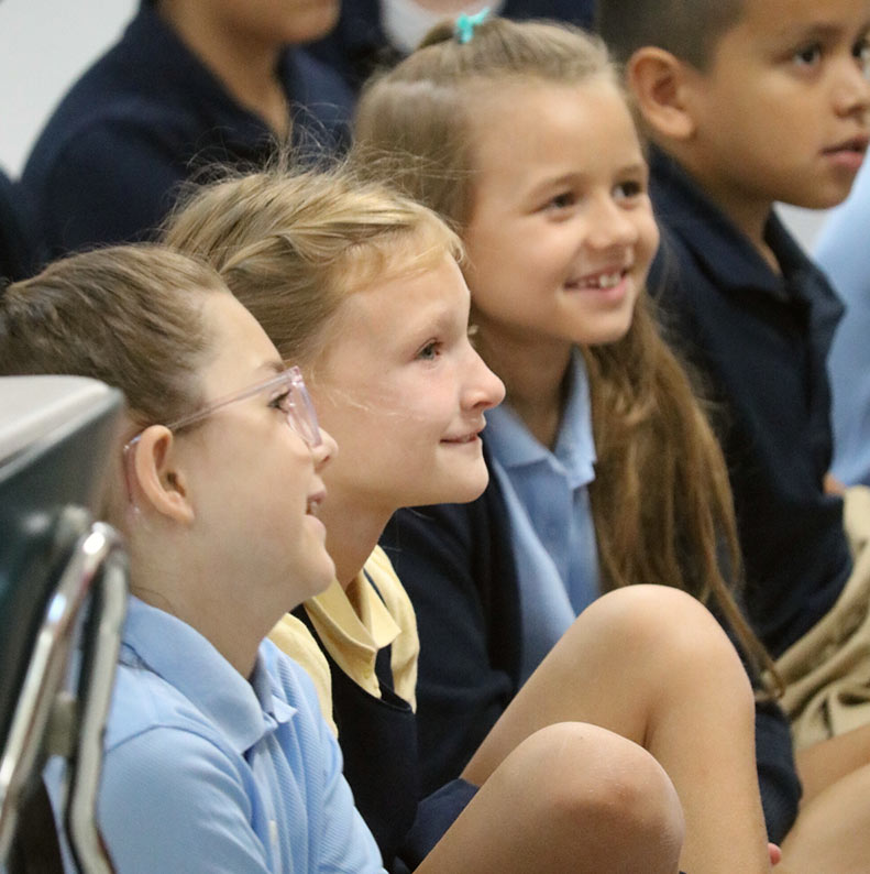 Immanuel Lutheran School students